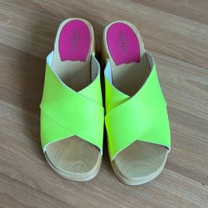Swedish Hasbeen Mule Heel Sandals